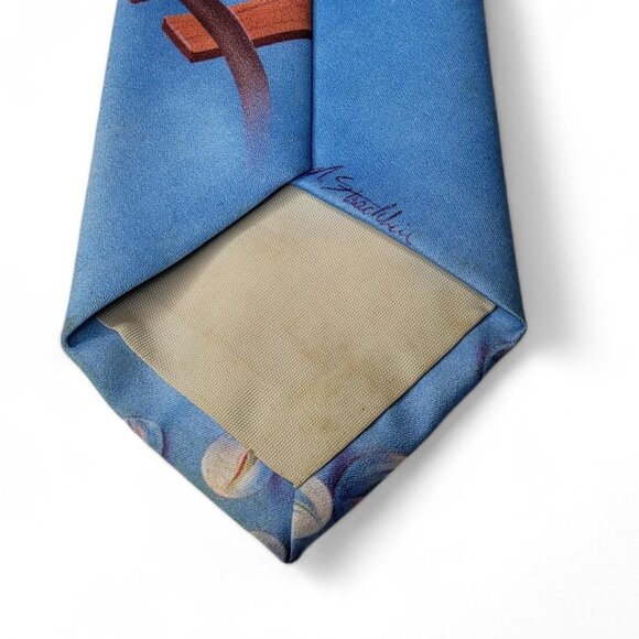 Vintage Ralph Marlin Original It's A Boy 1992 Tie Men's American Made Birth Gift - Picture 6 of 6